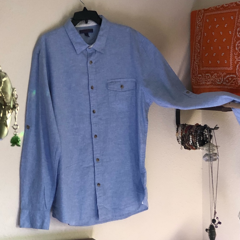 Vintage October 2015 Broletto Dress Shirt/Very Well-Made/Thick Material NWT